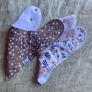 Never used Copper Pearl drool bibs